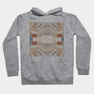 Squared Circles Mandala Ladies Hoodie